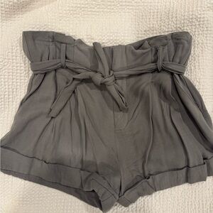 Bar III Women's Green High-Waisted Shorts